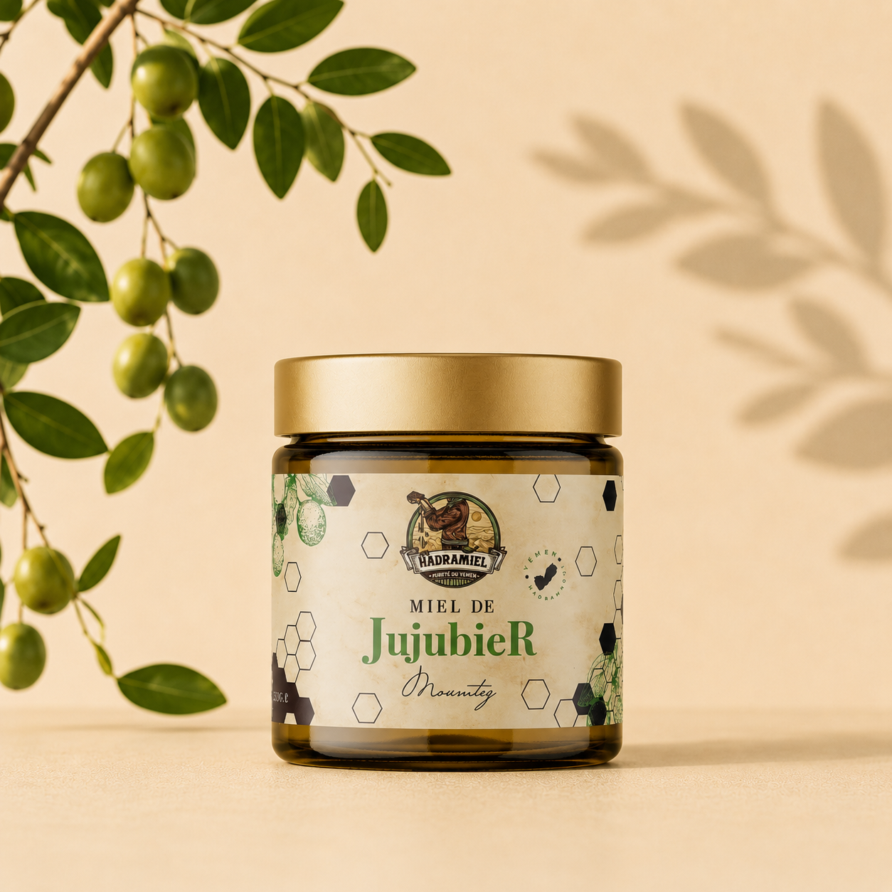 Miel de Sidr ( Jujubier ) Moumtez du Yémen – 250g