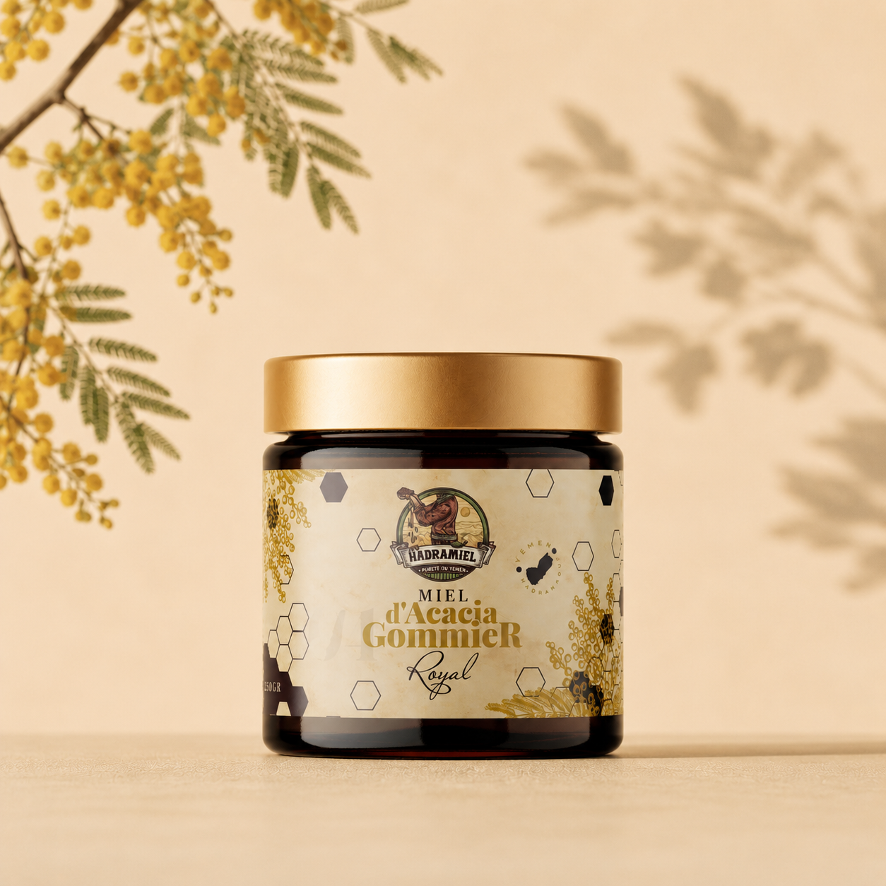 Miel de  Soumour ( Acacia ) du Yémen – 250g